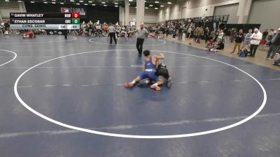 120 lbs Cons. Semis - Gavin Whatley, Monster Garage Wrestling vs Ethan Escobar, Granite Wrestling Club