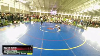 49 lbs Semis & Wb (16 Team) - Tillman Taylor, Warriors Of Christ vs Jayzie Whitford, Sanderson Wrestling Academy