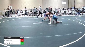 116 lbs Consi Of 16 #1 - Connor Johns, Bishop Gorman HS vs Massi Nawabi, North Coast Grapplers