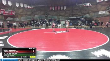 157 lbs 1st Place Match - Caolite Drury, Cerritos College vs Alex Ramirez, Mt. San Antonio College