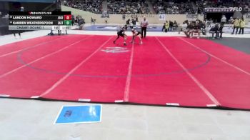 120 lbs Champ. Round 1 - Landon Howard, Johnson Central vs Kamren Weatherspoon, Eastern