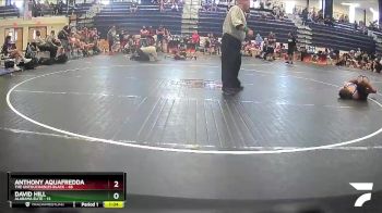 108 lbs Round 4 (6 Team) - Anthony Aquafredda, The Untouchables Black vs David Hill, Alabama Elite
