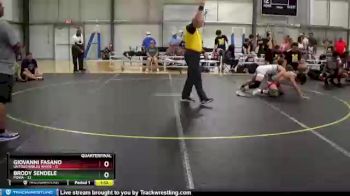140 lbs Quarterfinals (8 Team) - Brody Sendele, POWA vs Giovanni Fasano, Untouchables White