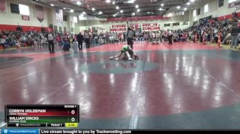 100 lbs Round 1 - Corbyn Holdeman, Crass Trained vs William Dircks, Scoring Edge