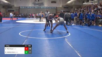 147 lbs 5th Place - Sergio Montoya, Clovis North vs Gus Valdovinos, Bakersfield