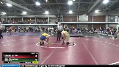 285 lbs Cons. Round 2 - Kail Shannon, Buena Vista vs Daniel Skold, Augustana (IL)