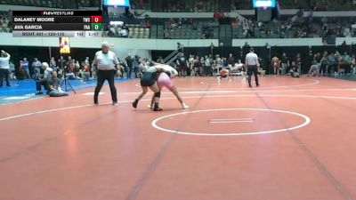 120-130 lbs Round 3 - Dalaney Moore, Tabb Wrestling Club vs Ava Garcia, Poquoson Athletic Association