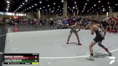 80 lbs Round 3 (6 Team) - Caden Pasqualini, Williamson County WC vs Dawson Thompson, North Desoto Wrestling Academy