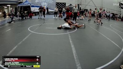 100 lbs Round 1 (4 Team) - Julian Altiery, Revival Uprising Orange vs Leon Melton, Warhawks