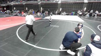 40 lbs 2nd Place - Watson Herron, Sniper Wrestling Academy vs Kekoa Berard, Mile High WC