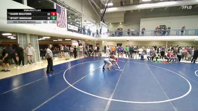 150 lbs 1st Place Match - Wyatt Bingham, Pleasant Grove vs Kadin Mulford, Colorado Outlaws