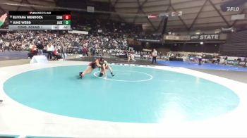 Girls 4A 120 lbs Cons. Round 1 - June Webb, Jackson (Girls) vs Eliyana Mendoza, Sunnyside (Girls)