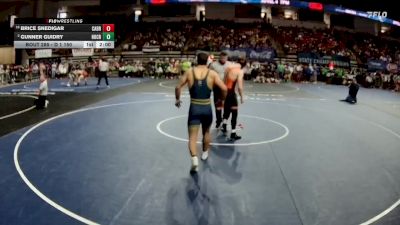 D 1 150 lbs Champ. Round 2 - Brice Snedigar, Catholic - B.R. vs Gunner Guidry, Holy Cross