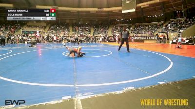 49 lbs Quarterfinal - Johan Randall, Rampage vs Cole Hahn, Backyard Brawlers