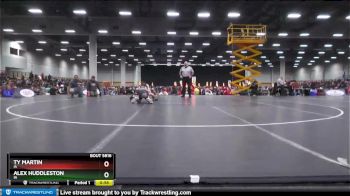 77 lbs Semifinal - Ty Martin, IA vs Alex Huddleston, IN