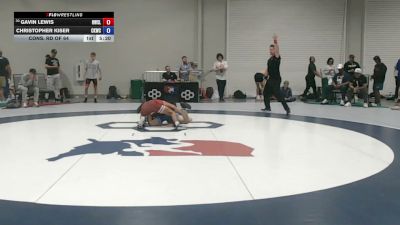 57 kg Cons. Rd Of 64 - Gavin Lewis, Howe Wrestling School, LLC vs Christopher Kiser, Cliff Keen Wrestling Club