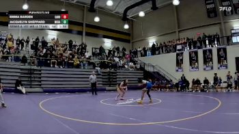 120 lbs Semis & 1st Wb (8 Team) - Emma Barden, Carrollton vs Jacquelyn Sheppard, McEachern