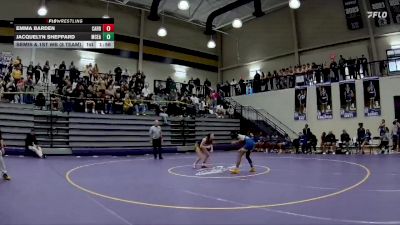 120 lbs Semis & 1st Wb (8 Team) - Emma Barden, Carrollton vs Jacquelyn Sheppard, McEachern