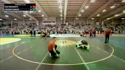 285 lbs 5th Place - Kaz Morosetti, RI vs Hutson Conrad, VA