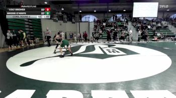 106 lbs Cons. Round 5 - Colt Brewer, Benedictine College Prep vs Brodie O`Keefe, Benedictine College Prep