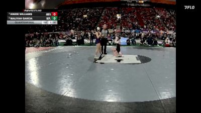 G 114 lbs Quarterfinal - Kinzie Williams, American Falls vs Maliyah Garcia, New Plymouth