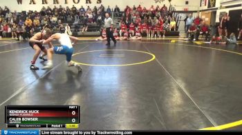 132 lbs Semifinal - Kendrick Huck, Nashua-Plainfield vs Caleb Bowser, Anamosa