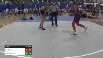 170 lbs Quarterfinal - Sedrick Hay, Team Gotcha vs Dalton Brown, Storm Wrestling