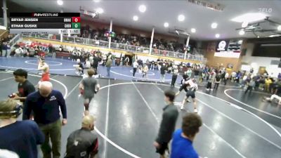150 lbs Cons. Round 3 - Ethan Guske, Cheney vs Bryar Jensen, Omak
