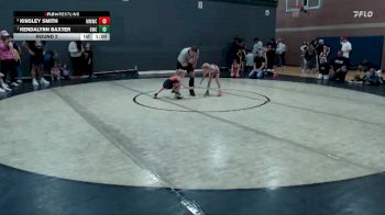 50 lbs Round 2 - Kinsley Smith, Mountain Man Wrestling Club vs Kendalynn Baxter, Grizzly Wrestling Club