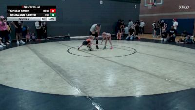 50 lbs Round 2 - Kinsley Smith, Mountain Man Wrestling Club vs Kendalynn Baxter, Grizzly Wrestling Club