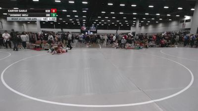 165 lbs Champ. Rd Of 64 - Dominic Meli, Chatfield Wrestling Club vs Carter Gable, Nebraska