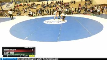 184 lbs Cons. Round 2 - Kasey Ross, University Of Wisconsin-Platteville vs Devin Rogers, Carthage College