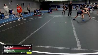 96 lbs Finals (2 Team) - Blake Kelly, 84 Athletes vs Brody House, Virginia Patriots