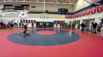 106 lbs Quarterfinal - Tate Zeller, Saratoga vs Rico Ramirez, Lingle-Ft. Laramie/Southeast