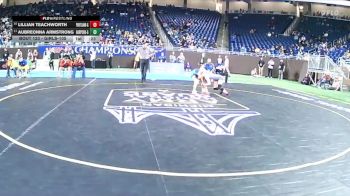 Girls-105 lbs Cons. Round 1 - Lillian Teachworth, Portland (Girls) vs Aubreonna Armstrong, Battle Creek Harper Creek (Girls)