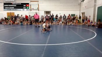 69-75 lbs Champ. Round 1 - Zach Adams, Big Dog Grappling Academy vs Owen Rodriguez, Molitium Wrestling Club