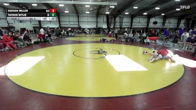 175 lbs Round 4 (8 Team) - Tayson Wylie, Box Elder vs Keegan Miller, Hurricane