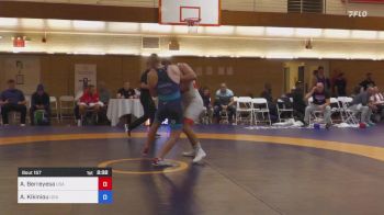87 kg Final - Andrew Douglas Berreyesa, USA vs Aliaksandr Kikiniou, USA