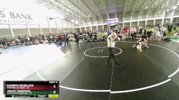 117 lbs Round 3 (4 Team) - Vence Sandoval, Salem Elite Wrestling vs Kamryn Spurlock, Warriors Of Christ