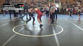 145 lbs Cons. Round 4 - Kaiden Helton SW4, Lakota East vs Patrick White C2, Ohio Crazy Goats