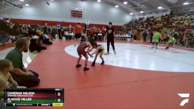 50-54 lbs Round 2 - Cameron Wilson, Windsor Wrestling Club vs Elwood Miller, HRA