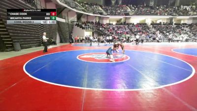 126-5A Cons. Round 2 - Micahya Parks, Newnan vs Chase Cook, Habersham Central Hs