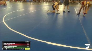 157 lbs Round 3 (4 Team) - Simon Schwabe, Random Lake vs Andrew Philbrick, Glenbrook South