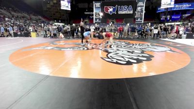 136 lbs Round Of 64 - Margaret Tobacco, CA vs Ailee Briggs, FL