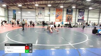 220 lbs Rr Rnd 3 - Tucker Roth, Team Kentucky White vs Eddie Flores, Combat Athletics Black