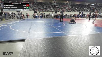 108 lbs Round Of 64 - Walker West, Cushing vs Maxwell Henness, Chickasha Wrestling