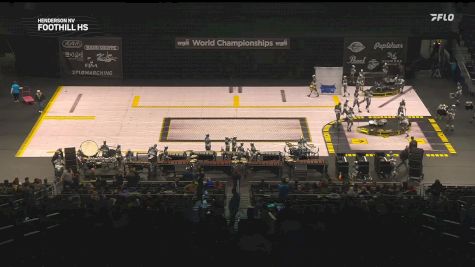 Foothill HS "Henderson NV" at 2025 WGI Percussion/Winds World Championships
