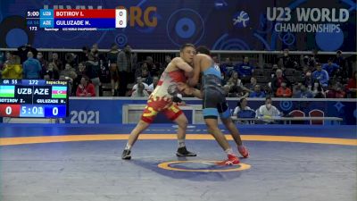 55 kg Repechage #3 - Ikhtiyor Botirov, Uzb vs Nihad Guluzade, Aze