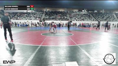150 lbs Final - Billiana Rowell, Edmond Memorial vs Jaylee Simmons, Harrah