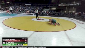 110 lbs Champ. Round 2 - Kyler Williams, Port Angeles Wrestling Club vs Trenton Marler, White River Hornets Wrestling Club